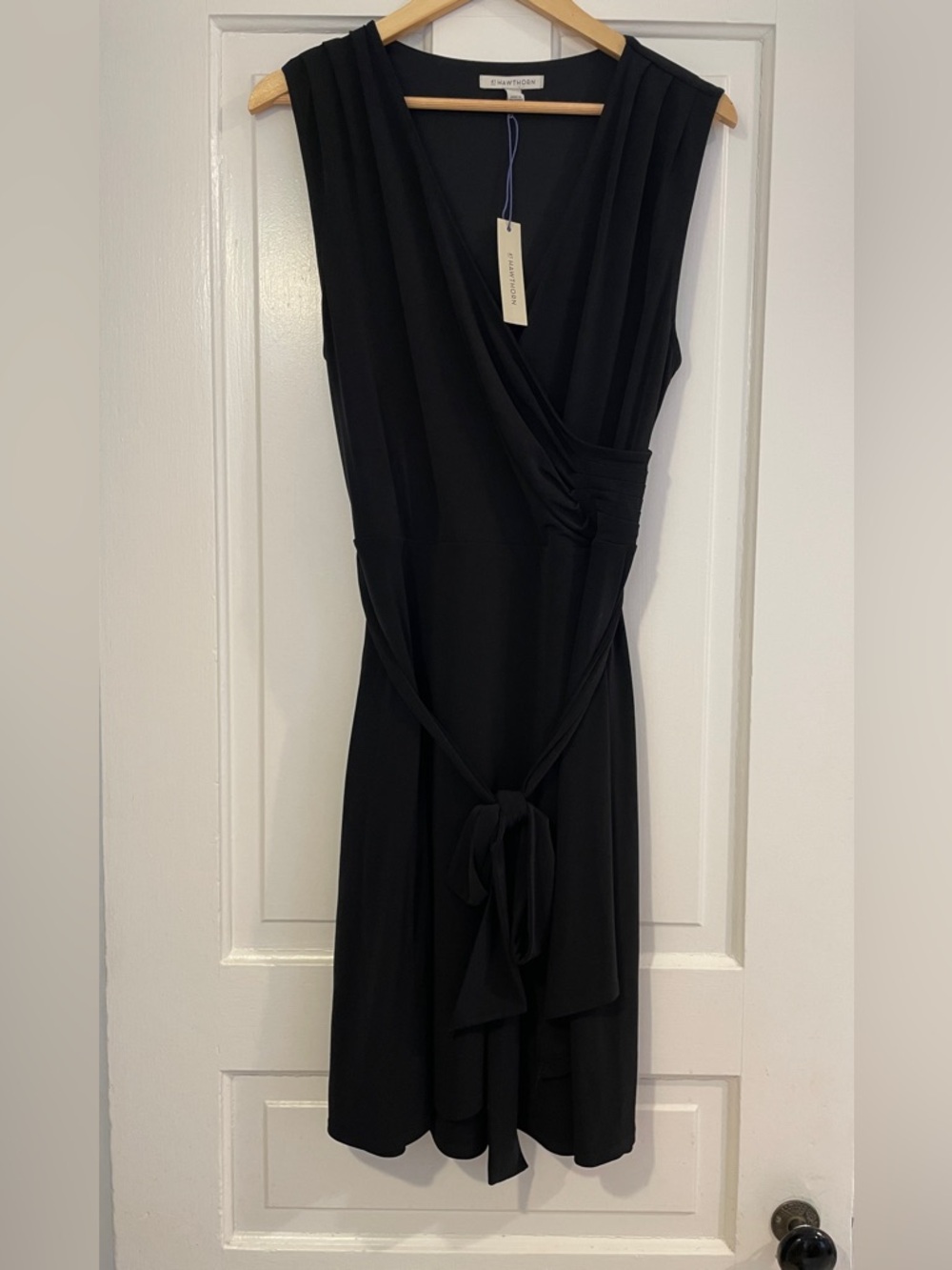 41 Hawthorn Black Wrap Dress